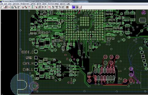 Printed circuit board layout under review